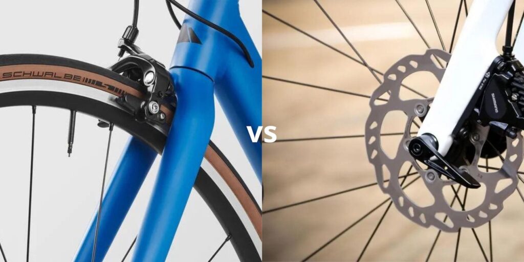 Road Bike Disc Brakes vs Rim Brakes